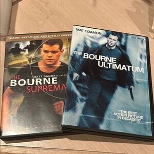 The Bourne Supremacy and The Bourne Ultimatum DVD Set